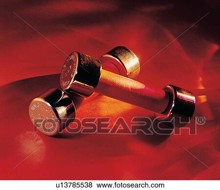 Stock Photo - gym, sports equipment, physical, health, shadow, equipment. Fotosearch