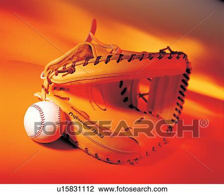 Stock Image - sports, equipment, glove, object, lines. Fotosearch