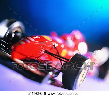 Stock Photograph - close up, model, race car, sporting good. Fotosearch