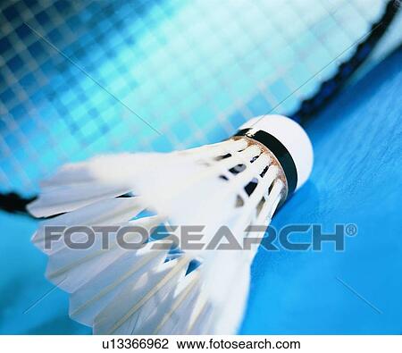 sporting good, close up, shuttlecocks, badminton racket View Large Photo Image Stock Image - sporting good, close up, shuttlecocks, badminton racket. Fotosearch