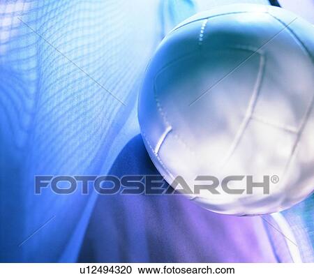 Stock Image - volleyball, close up, sporting good. Fotosearch