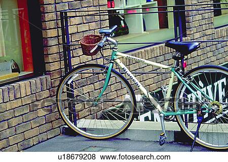bike, scenery, window, basket, sign, building View Large Photo Image Stock Photo - bike, scenery, window, basket, sign, building. Fotosearch