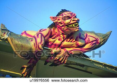 Stock Photograph - haunted house, foreign, scenery, horror, demon, amusement park. Fotosearch