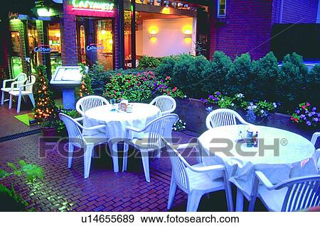 light, foreign, sign, coffee shop, outdoor, plant, chair View Large Photo Image Stock Photo - light, foreign, sign, coffee shop, outdoor, plant, chair. Fotosearch