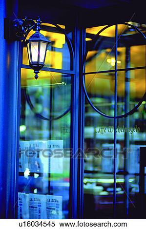 scenery, foreign, coffee shop, glass, newspaper, lamp View Large Photo Image Stock Photography - scenery, foreign, coffee shop, glass, newspaper, lamp. Fotosearch