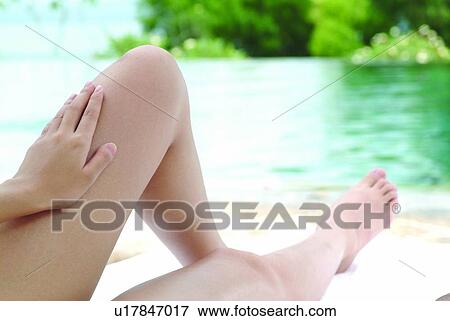 Human Hand, Solitude, Poolside, Outdoor, Leisure Activity, Barefoot View Large Photo Image Stock Photo - Human Hand, Solitude, Poolside, Outdoor, Leisure Activity, Barefoot. Fotosearch