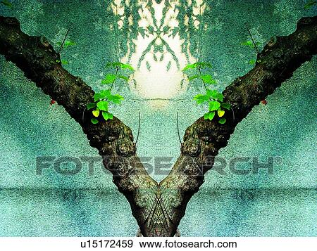 Stock Photo - Nature, Leaf, Day, Tree, Reflection. Fotosearch