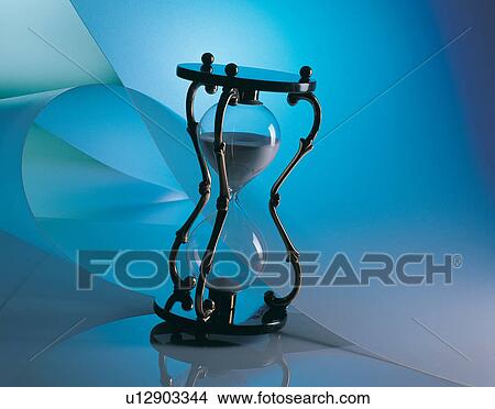 Picture - Colored Background, Metal, Deadline, Extreme Close-Up, Sand. Fotosearch
