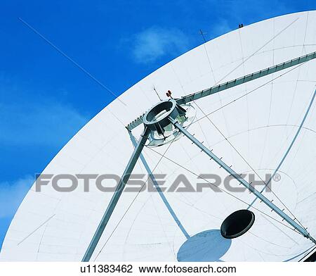Clear Sky, Close-Up, Satellite, Today's Communication, Installed, One Object View Large Photo Image Stock Image - Clear Sky, Close-Up, Satellite, Today's Communication, Installed, One Object. Fotosearch