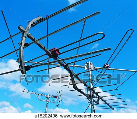 Close-Up, Device, Day, Cloud, Antennae View Large Photo Image Stock Photograph - Close-Up, Device, Day, Cloud, Antennae. Fotosearch