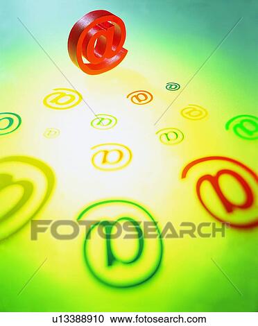 Stock Image - , sign, internet, 3D, light. Fotosearch