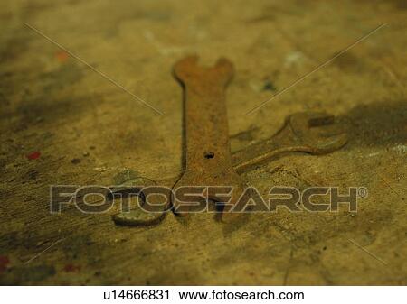 Stock Image - hardware, spanner, wrench, tool. Fotosearch