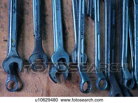 Stock Image - hardware, tool, spanner, wrench. Fotosearch