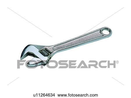 Picture - tool, adjustable wrench, hardware, adjustable spanner, DIY. Fotosearch