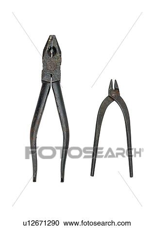 Stock Image - tool, hardware, DIY, pliers. Fotosearch