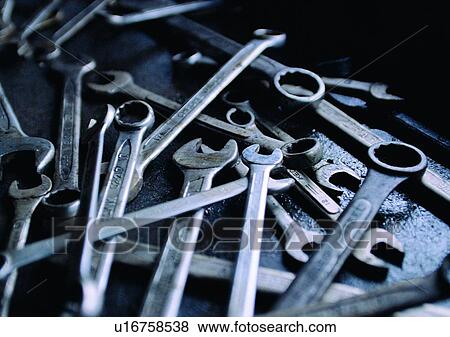 tool, hardware, ring spanner, box wrench View Large Photo Image Stock Photo - tool, hardware, ring spanner, box wrench. Fotosearch