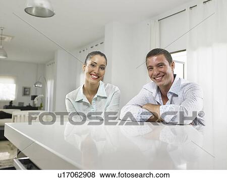 Stock Photo - Portrait of a couple. Fotosearch
