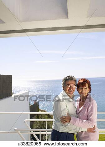 Stock Photography - Portrait of mature couple. Fotosearch