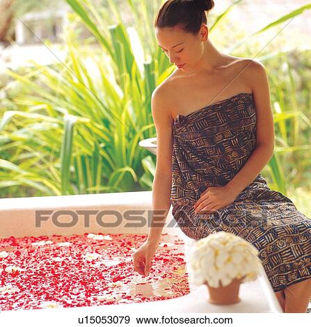 Stock Photo - spa, aroma, beauty, calm, care. Fotosearch