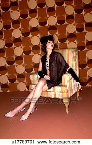 Transparent, Brown Hair, Legs Crossed At Knee, Glamour, Fashion, One Person, Indoor View Large Photo Image Stock Image - Transparent, Brown Hair, Legs Crossed At Knee, Glamour, Fashion, One Person, Indoor. Fotosearch