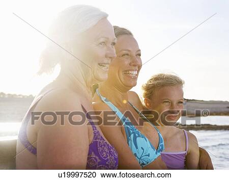 3 generations with towels View Large Photo Image Stock Image - 3 generations with towels. Fotosearch