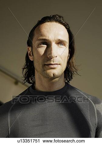 Stock Image - Mature man, high section, close-up. Fotosearch