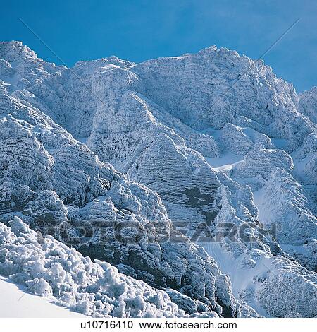 Stock Image - Clear Sky, Covering, Day, Extreme Terrain, Generic Location. Fotosearch
