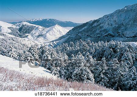 Stock Image - Extreme Terrain, Clear Sky, Generic Location, Nature, Scenics, White. Fotosearch