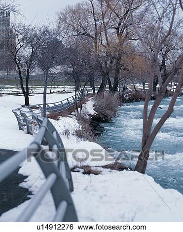 Water, Frozen, Railing, Tree, Polar Landscape, Travel Destinations View Large Photo Image Stock Photograph - Water, Frozen, Railing, Tree, Polar Landscape, Travel Destinations. Fotosearch