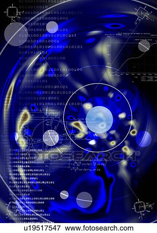 Stock Photo - Close-up of a sphere superimposed on a black background. Fotosearch