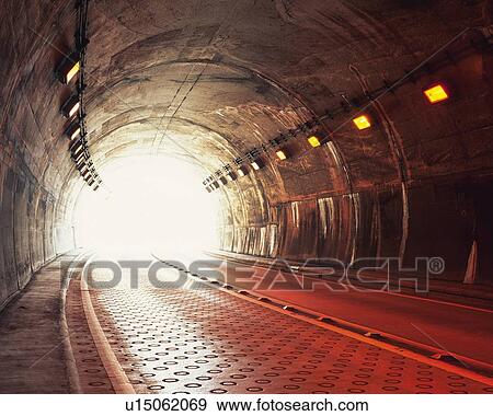 a Tunnel, With the Outside Light at the End, Shizuoka Prefecture, Japan View Large Photo Image Stock Photo - a Tunnel, With the Outside Light at the End, Shizuoka Prefecture, Japan. Fotosearch