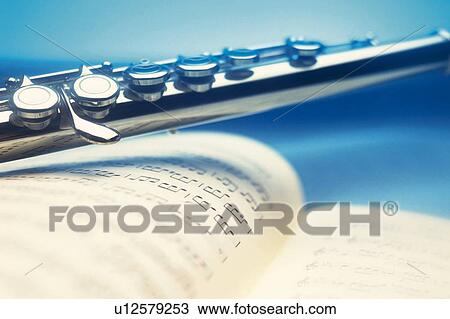 Flute and score View Large Photo Image Stock Image - Flute and score. Fotosearch
