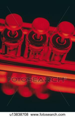 Stock Photo - Trumpet, close up. Fotosearch