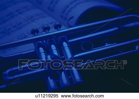 Stock Photography - Trumpet, close up. Fotosearch