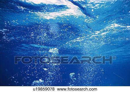 Bubble in the sea View Large Photo Image Stock Photo - Bubble in the sea. Fotosearch