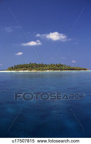 The Republic of Maldives, the Island Surrounded By the Ocean, Copy Space, Front View View Large Photo Image Stock Photography - The Republic of Maldives, the Island Surrounded By the Ocean, Copy Space, Front View. Fotosearch