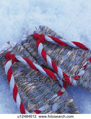 Straw sandals View Large Photo Image Stock Image - Straw sandals. Fotosearch