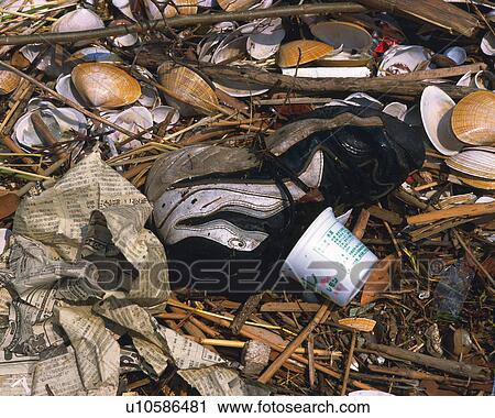 Close up of pile of garbage, Illegal Dumping, high angle view, Full Frame View Large Photo Image Stock Image - Close up of pile of garbage, Illegal Dumping, high angle view, Full Frame. Fotosearch
