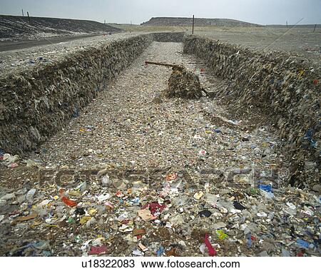 Landfill, high angle view View Large Photo Image Stock Image - Landfill, high angle view. Fotosearch