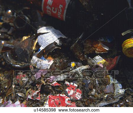 Pile of bottles for recycling, high angle view, Full Frame View Large Photo Image Stock Photo - Pile of bottles for recycling, high angle view, Full Frame. Fotosearch