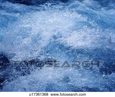 Stock Photo - Water Flow of the River, Close Up. Fotosearch