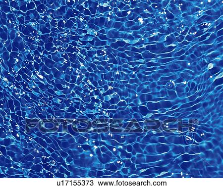 Stock Image - Water Surface of the Pool, Close Up. Fotosearch