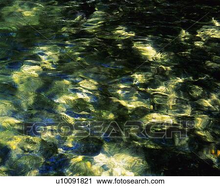 Stock Image - Water Surface of the River, Close Up. Fotosearch
