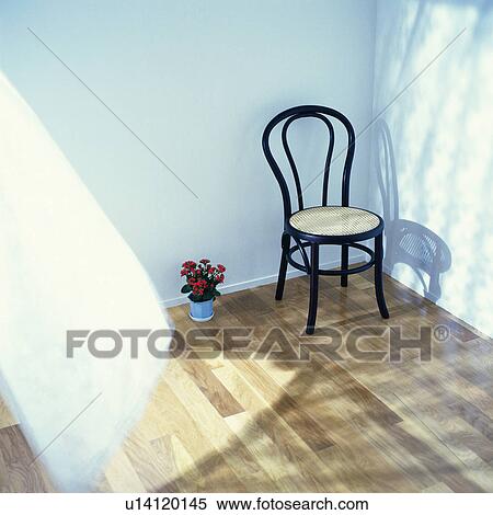 Flower pot and chair on the floor, High Angle View, Blurred Motion View Large Photo Image Stock Photography - Flower pot and chair on the floor, High Angle View, Blurred Motion. Fotosearch