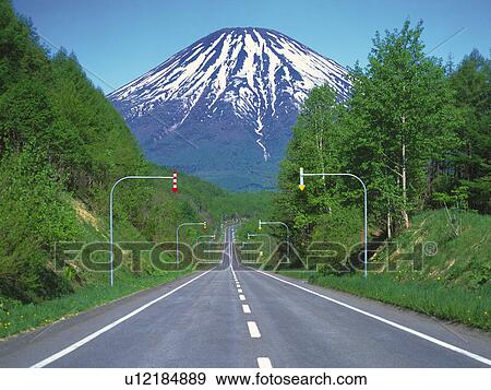a Mountain Path, Heading to the Mt. Fuji, High Angle View View Large Photo Image Stock Photo - a Mountain Path, Heading to the Mt. Fuji, High Angle View. Fotosearch