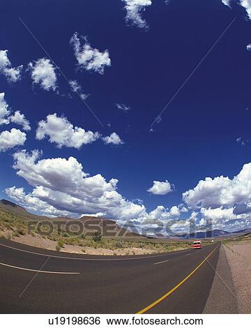 an Asphalt Road Under a Deep Blue Sky, Side View, Fish Eye View Large Photo Image Stock Photograph - an Asphalt Road Under a Deep Blue Sky, Side View, Fish Eye. Fotosearch