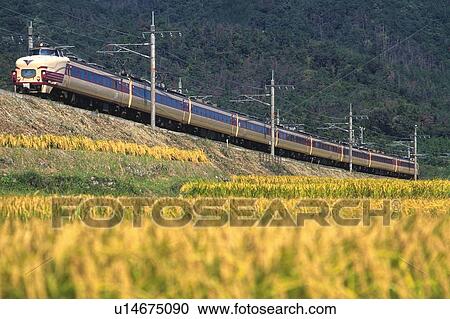Stock Image - Limited Express Train. Fotosearch