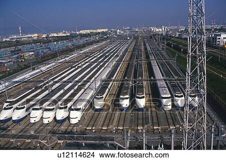 Shinkansen Bullet Train View Large Photo Image Picture - Shinkansen Bullet Train. Fotosearch
