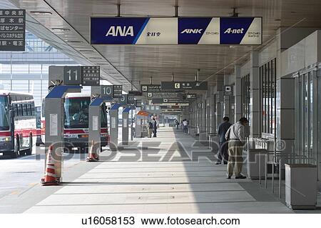 Stock Image - Bus Terminal. Fotosearch