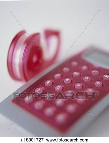 Red Calculator View Large Photo Image Stock Photo - Red Calculator. Fotosearch